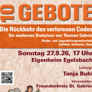 Ticket "Oratorium Die 10 Gebote" von Thomas Gabriel